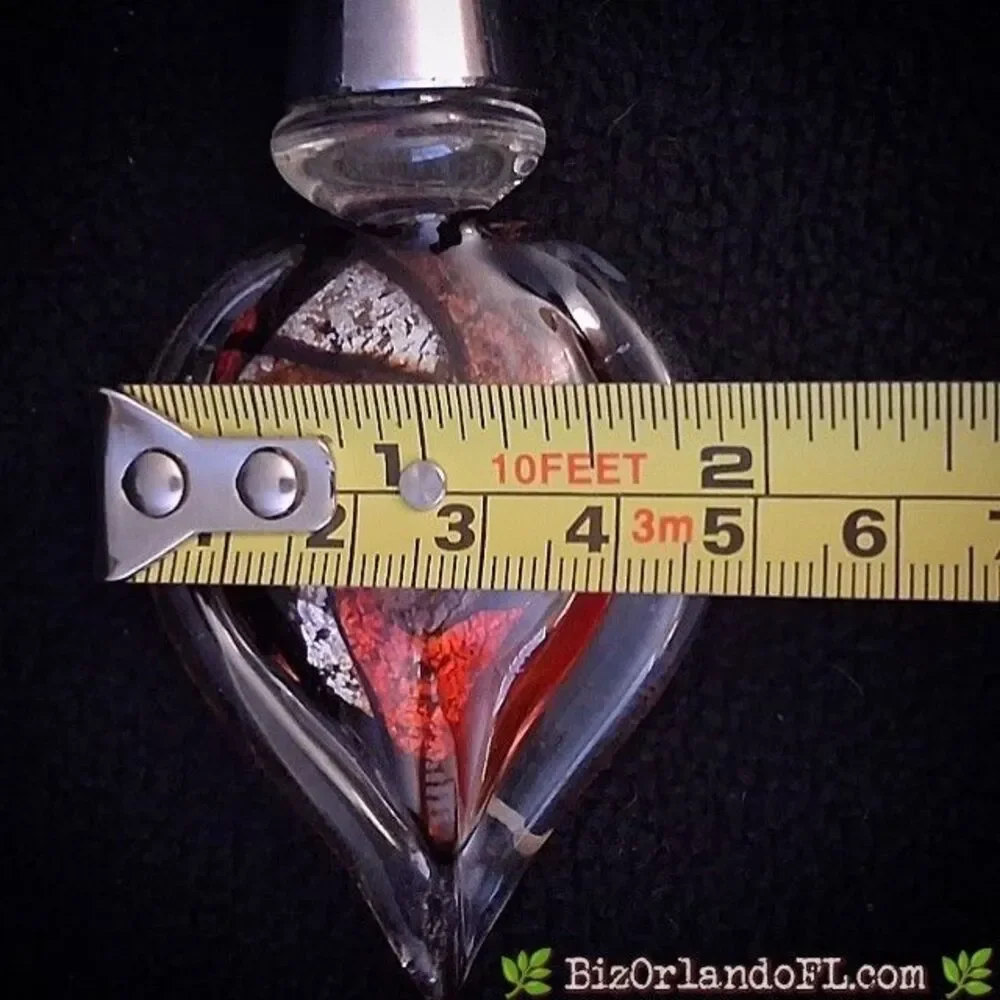 ARTISANAL GIFTS: Hand-Blown Art Glass Wine Bottle Stopper Teardrop-Shaped Finial